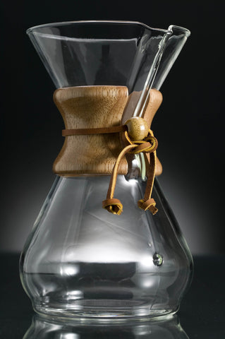 chemex hand-blown drip coffee maker