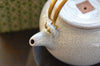glazed yixing teapot