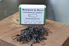 black bulb safety pins