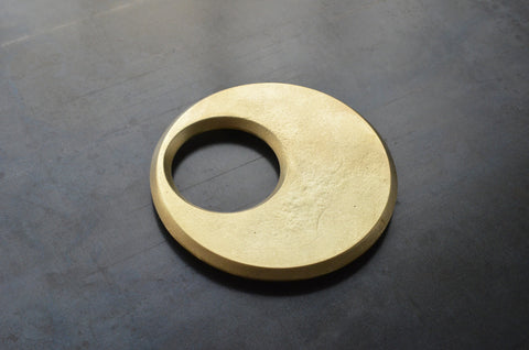 tsuki brass moon trivet