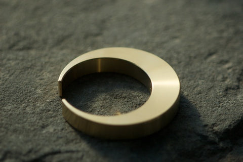 mikaduki crescent brass bottle opener