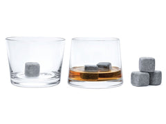 whiskey lovers tumbler + stone set