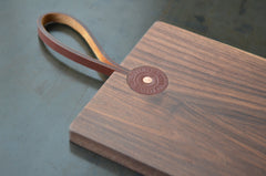black walnut medallion cutting board