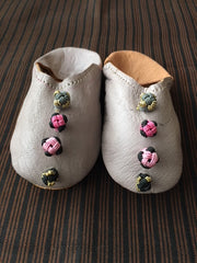 baby moroccan sparkling babouche slippers