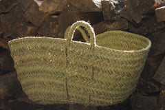 classic woven log basket