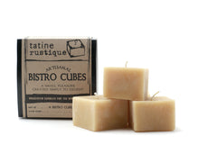 tatine candles: rustic bistro cubes